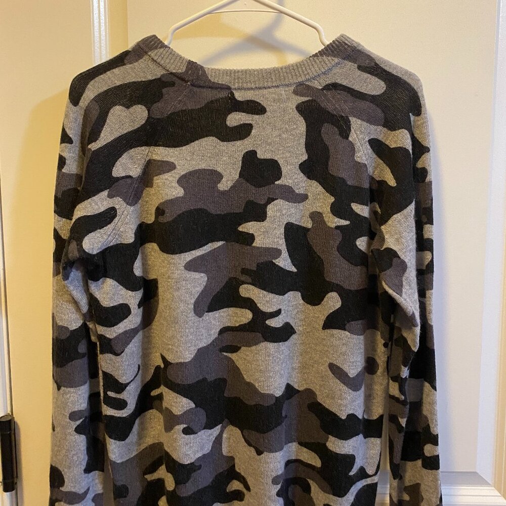 Harper Lane Wool/Cashmere Camo Sweater